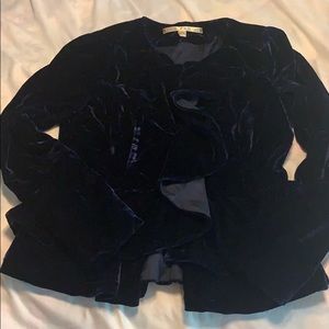 Navy velvet blazer/jacket
